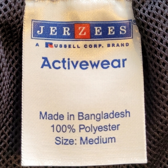 Jerzees Activewear Joggers Size Medium, Black with Adjustable Drawstring - Picture 9 of 11